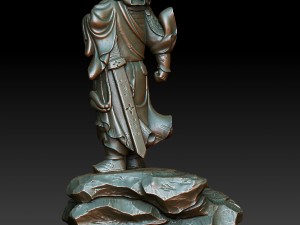 hd scan buddha guan gong 06 statue - ready print 3D Принт Модель