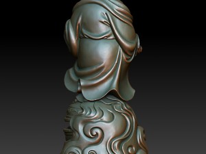 hd scan buddha maitreya 08 statue - ready print Model Cetak 3D