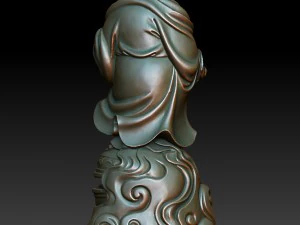 hd scan buddha maitreya 08 statue - ready print 3D Print Model