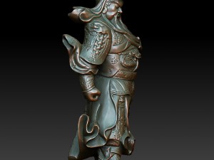 hd scan buddha guan gong 10 statue - ready print 3D-printmodel