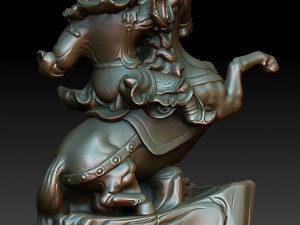 hd scan buddha guan gong 11 statue - ready print 3D Baskı Modeli