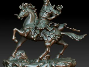 HD スキャン仏関功 12 像 - 印刷準備完了 3Dプリントモデル