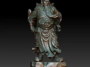 hd tarama buda guan gong 14 heykeli - hazır baskı 3D Baskı Modeli