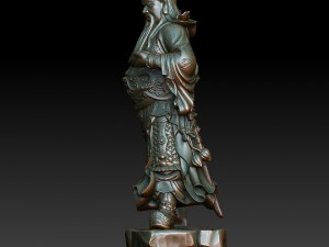 hd scan buddha guan gong 14 statue - ready print 3D Baskı Modeli