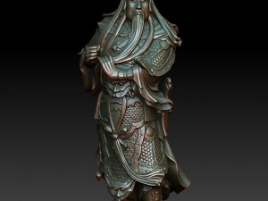 hd scan guan gong 16 statue - ready print 3D Print Model