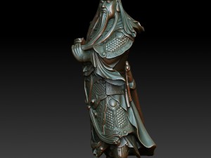 hd scan guan gong 16 statue - ready print 3D Print Model