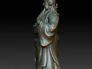 hd scan guan gong 18 statue - ready print 3D Print Model