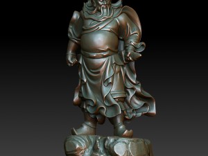 hd scan guan gong 19 statue - ready print 3D Print Model