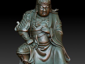 hd scan guan gong 22 statue - ready print 3D Print Model