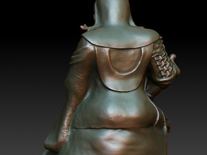 hd scan guan gong 22 statue - ready print 3D प्रिंट मॉडल