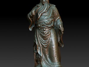 hd scan guan gong 24 statue - ready print 3D Print Model
