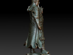 hd scan guan gong 28 statue - ready print Modelo de impresión 3D