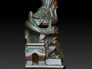 hd scan guan gong 29 statue - ready print 3D Print Model