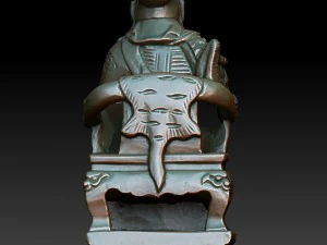 hd scan guan gong 29 statue - ready print 3D Print Model