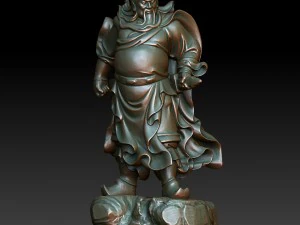 hd scan guan gong 37 statue - ready print 3D Print Model