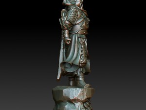 hd scan guan gong 39 statue - ready print 3D Print Model