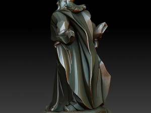 hd scan guan gong 41 statue - ready print 3D प्रिंट मॉडल