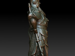 hd scan guan gong 42 statue - ready print 3D Baskı Modeli