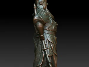 hd scan guan gong 42 statue - ready print 3D Print Model