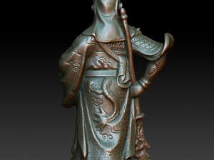 hd scan guan gong 42 statue - ready print 3D Baskı Modeli
