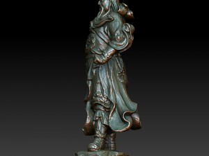 hd scan guan gong 43 statue - ready print 3D Print Model