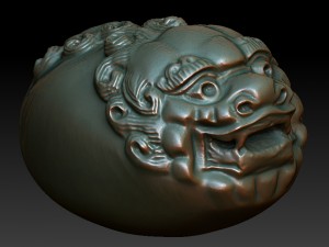 hd scan feng shui 2b statue - ready print 3D Print Model