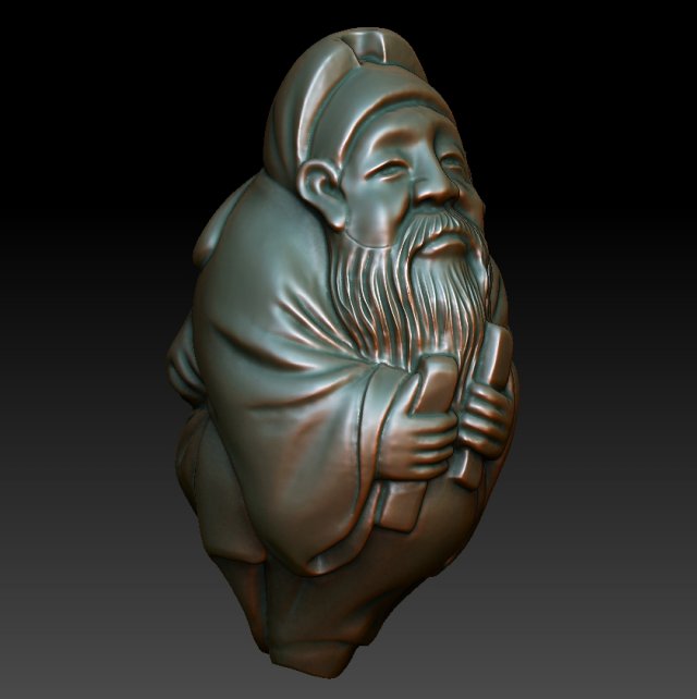 hd scan feng shui 3b statue - ready print 3D प्रिंट मॉडल .c4d .max .obj .3ds .fbx .stl .blend 