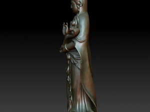 hd scan buddha 5b statue - ready print 3D Print Model