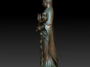 hd scan buddha 5b statue - ready print 3D Print Model