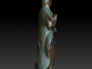 hd scan buddha 5b statue - ready print 3D Print Model