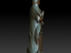 hd scan buddha 5b statue - ready print 3D Print Model