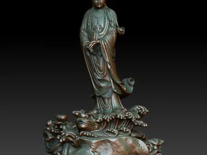 hd scan buddha 6b statue - ready print 3D Print Model