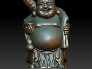 hd scan buddha 8b statue - ready print 3D 프린트 모델