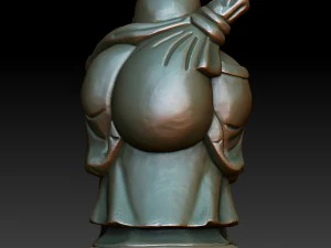 hd scan buddha 8b statue - ready print 3D Print Model
