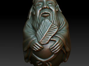 hd scan feng shui 9b statue - ready print 3D Print Model