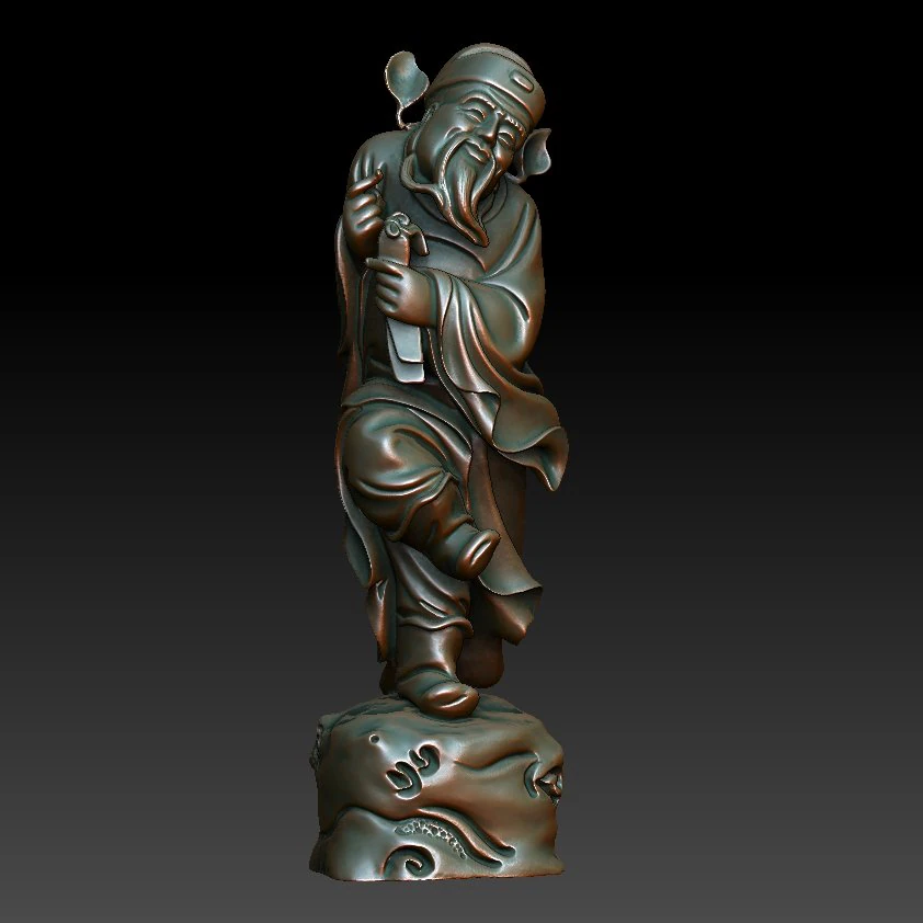 hd scan feng shui 10b statue - ready print 3D Print Model .c4d .max .obj .3ds .fbx .stl .blend 