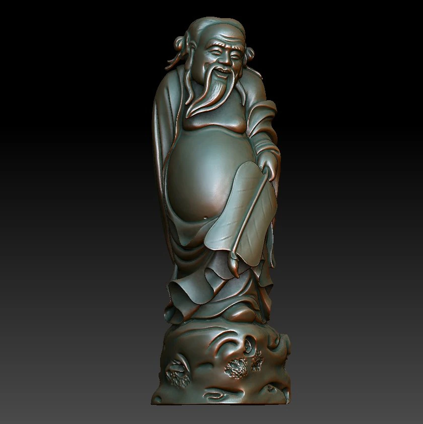 hd scan buddha 11b statue - ready print 3D Print Model .c4d .max .obj .3ds .fbx .stl .blend 