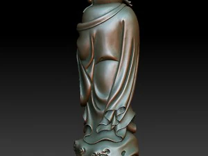 hd scan buddha 11b statue - ready print 3D Print Model