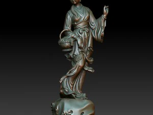 scansione HD statua del Buddha 12b - stampa pronta Modello di stampa 3D