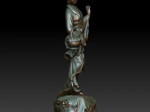 skan HD posągu Buddy 12b - gotowy wydruk Model do druku 3D