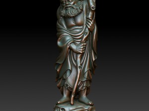 hd scan bodhidharma 13b statue - ready print 3D Print Model