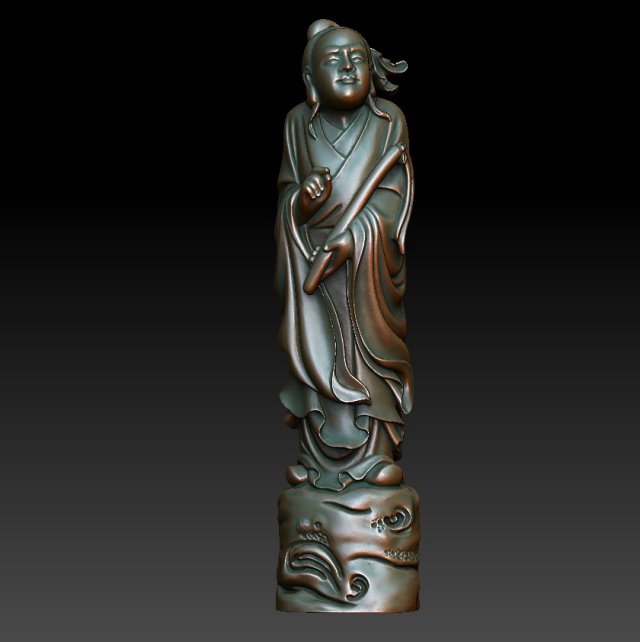 hd scan 14b statue - ready print 3D 打印模型 .c4d .max .obj .3ds .fbx .stl .blend 