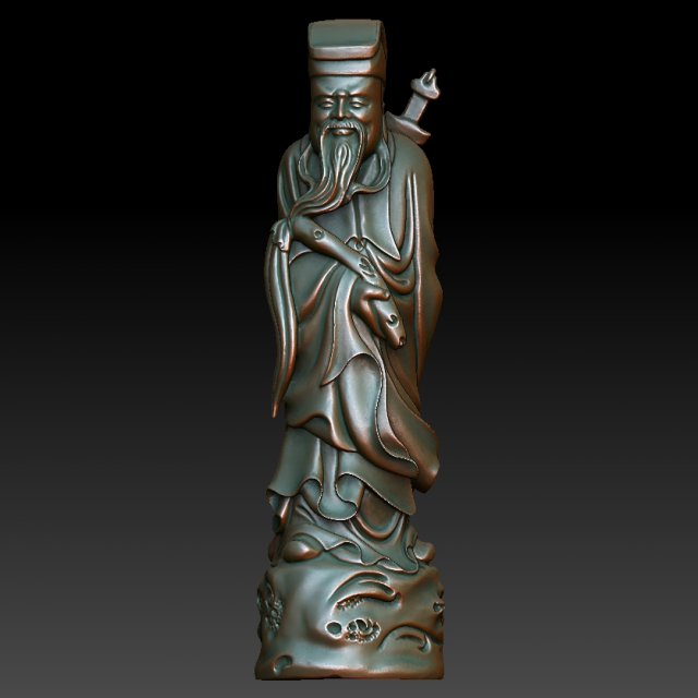 hd scan 15b statue - ready print Modèles 3D en vedette .c4d .max .obj .3ds .fbx .stl .blend 