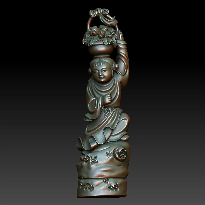 hd scan 16b statue - ready print 3D Print Model .c4d .max .obj .3ds .fbx .stl .blend 