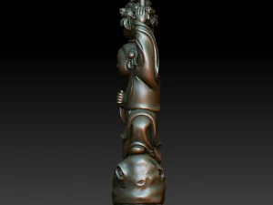 hd scan 16b statue - ready print 3D Print Model
