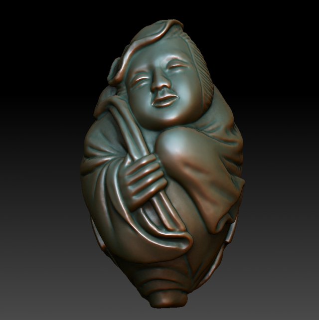 hd scan 17b statue - ready print 3D Print Model .c4d .max .obj .3ds .fbx .stl .blend 