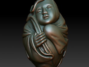 hd scan 17b statue - ready print 3D Print Model