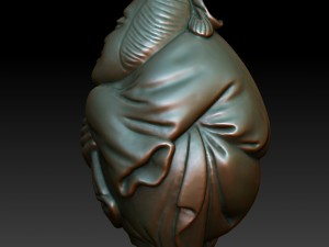 hd scan 17b statue - ready print 3D Print Model