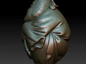 hd scan 17b statue - ready print 3D Print Model
