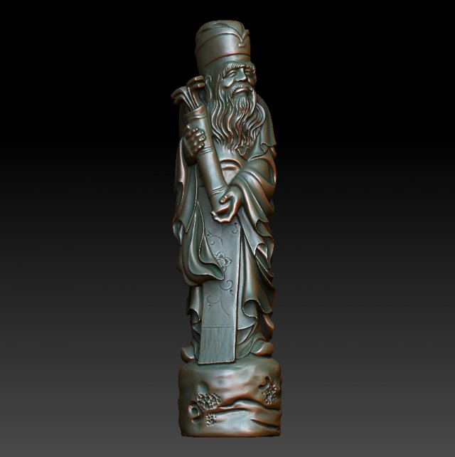 hd scan buddha 18b statue - ready print 3D Print Model .c4d .max .obj .3ds .fbx .stl .blend 
